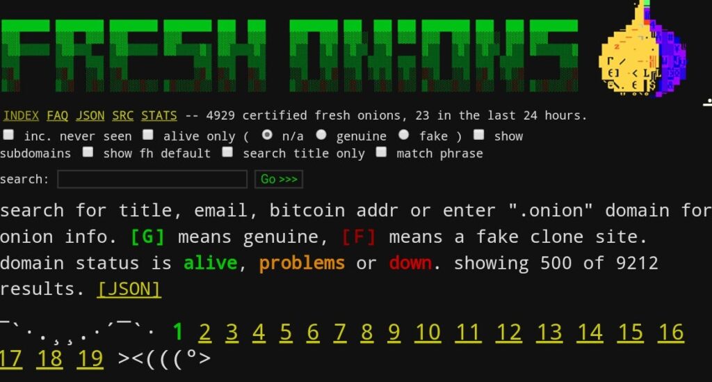 FreshOnions: The Ultimate Dark Web Directory for Discovering Hidden Services